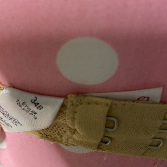 Rare Victoria’s Secret vintage pink & gold lace & mesh floral bra & panty set - Picture 9 of 11